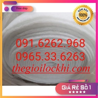 Bông lọc bụi G3 - Bông lọc bụi, lọc khí dày 15mm. Tấm lọc bụi G3 - Tấm lọc bụi dày 15mm