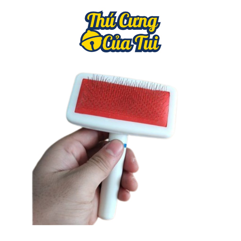 Lược Chải Lông Chó Mèo Đầu Bi Và Đầu Kim - Đánh Xù Lông - Gỡ Rối Lông - Thú Cưng Của Tui