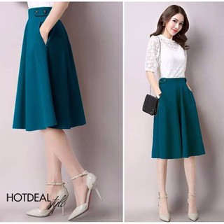 ❣️freeship❣️chân váy xòe công sở điệu đà