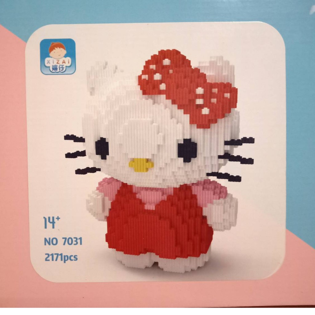 Nanoblock Lớn Nhỏ Hoạt Hình Mèo MAGIC BLOCK 7031 2171 Miếng