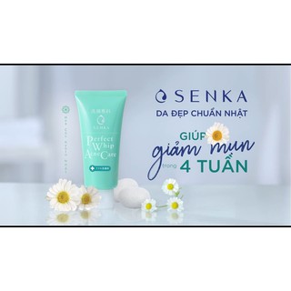 Sữa rửa mặt Ngừa Mụn Senka Perfect Whip Acne Care