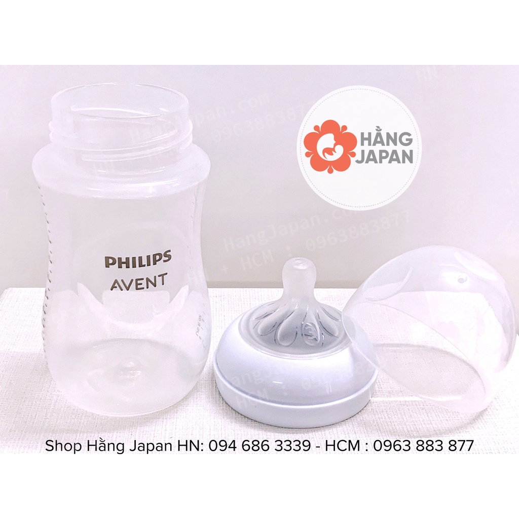 Bình sữa Philips Avent Natural cổ rộng 125ml, 260ml, 330ml mẫu mới 2022