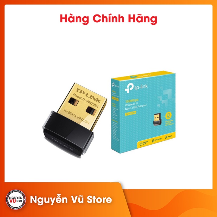 USB thu sóng Wifi TP-Link TL-WN725N - WN725N - Hàng Chính Hãng