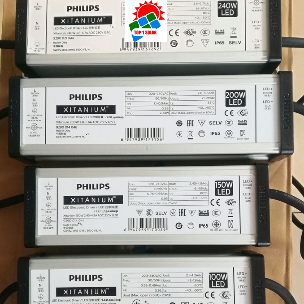 Tăng Phô Đèn Led 150W Philips Xitanium Nguồn Led Driver Chính Hãng Giá Rẻ Nhất