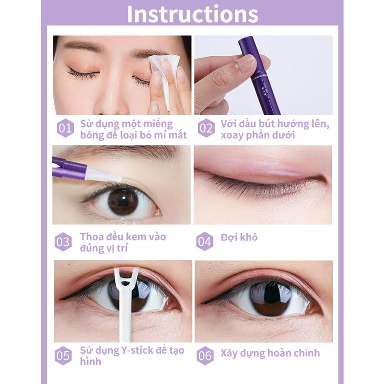 Kem tạo mắt hai mí tự nhiên không thấm nước lâu trôi vô hình | BigBuy360 - bigbuy360.vn