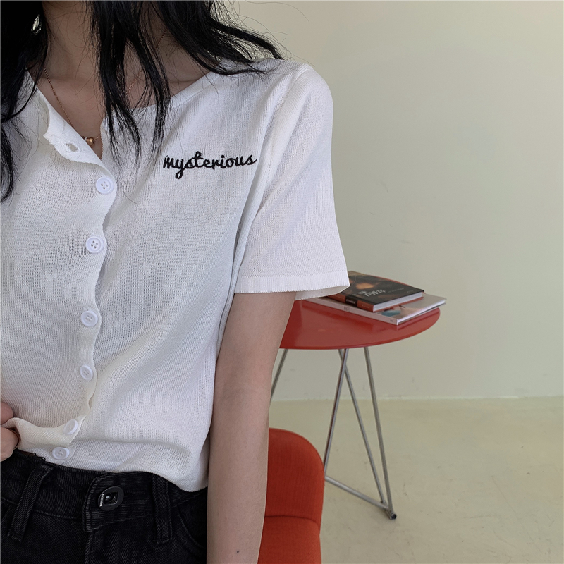 Áo Cardigan Dệt Kim Tay Ngắn Thời Trang Dành Cho Nữ 8109 | BigBuy360 - bigbuy360.vn