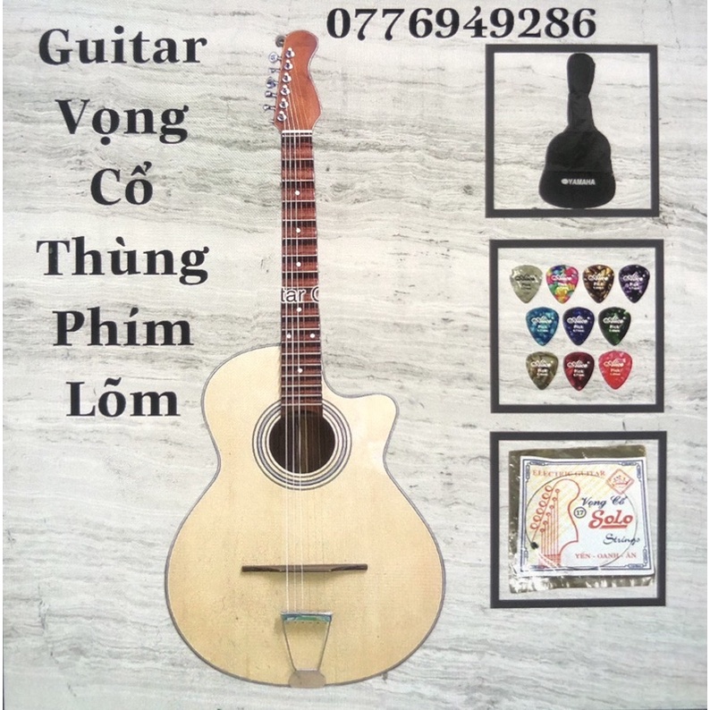 Đàn guitar vọng cổ thùng phím lõm