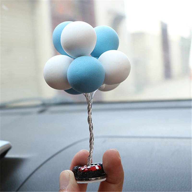 Cute colorful balloon model car decoration nOF2