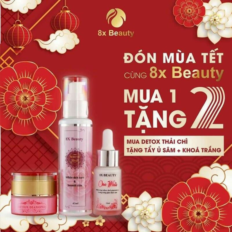 BỘ 3 THẢI CHÌ HÚT NÁM (DETOX DIAMOND 8X BEAUTY )