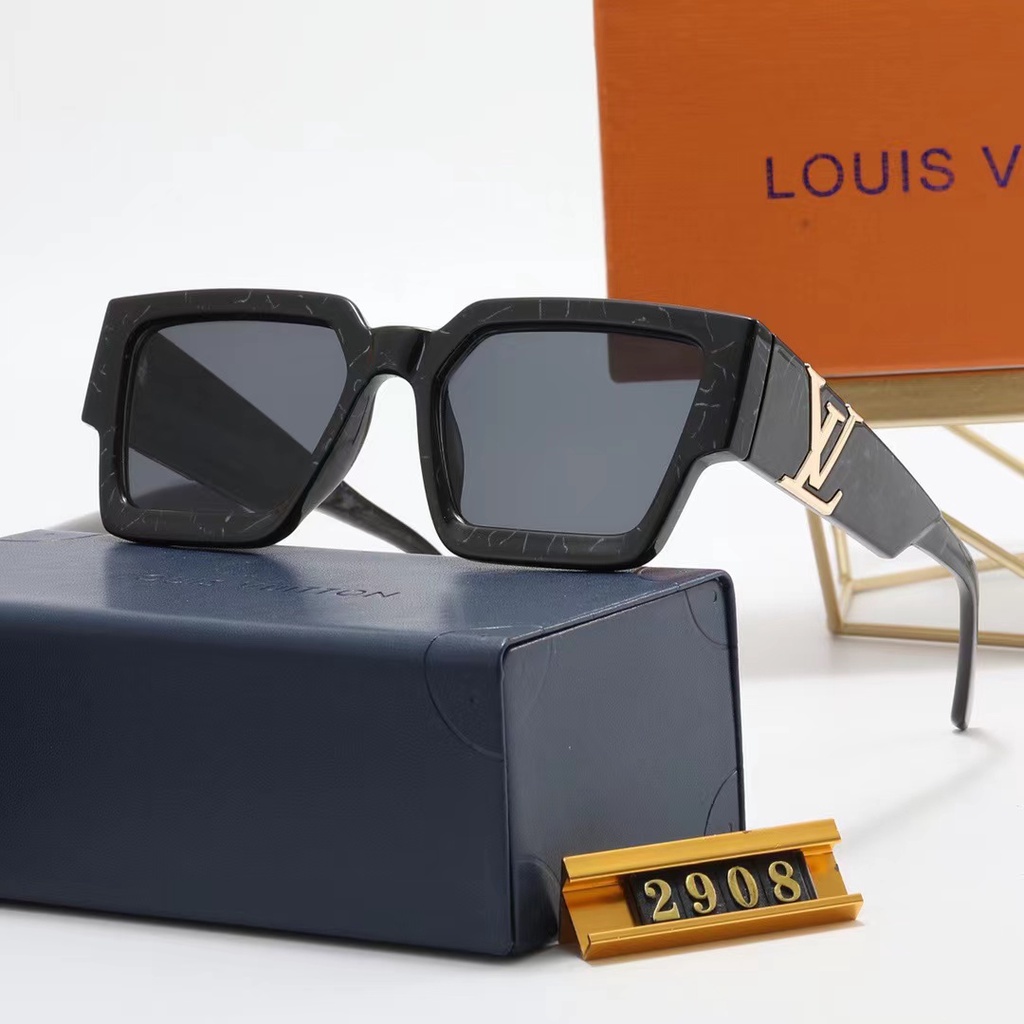 Kính Mát Phân Cực Kiểu Louis Vuitton Sang Trọng Thời Trang Cho Nam Và Nữ