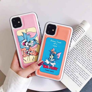 Ốp lưng iphone 11 11 pro 11 pro max Cat và Mouse Soft TPU