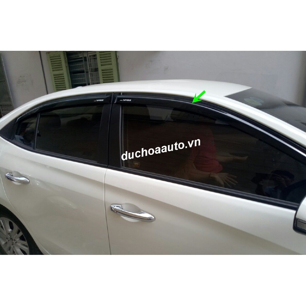 Vè che mưa đen xe Toyota Vios 2009-2021