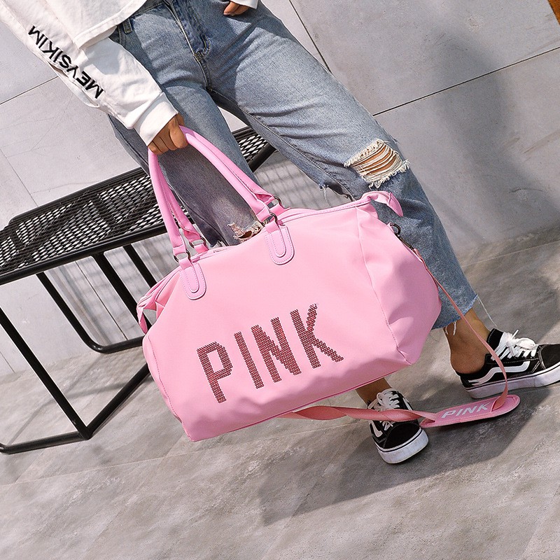 Túi du lịch pink size to 48 cm cao cấp