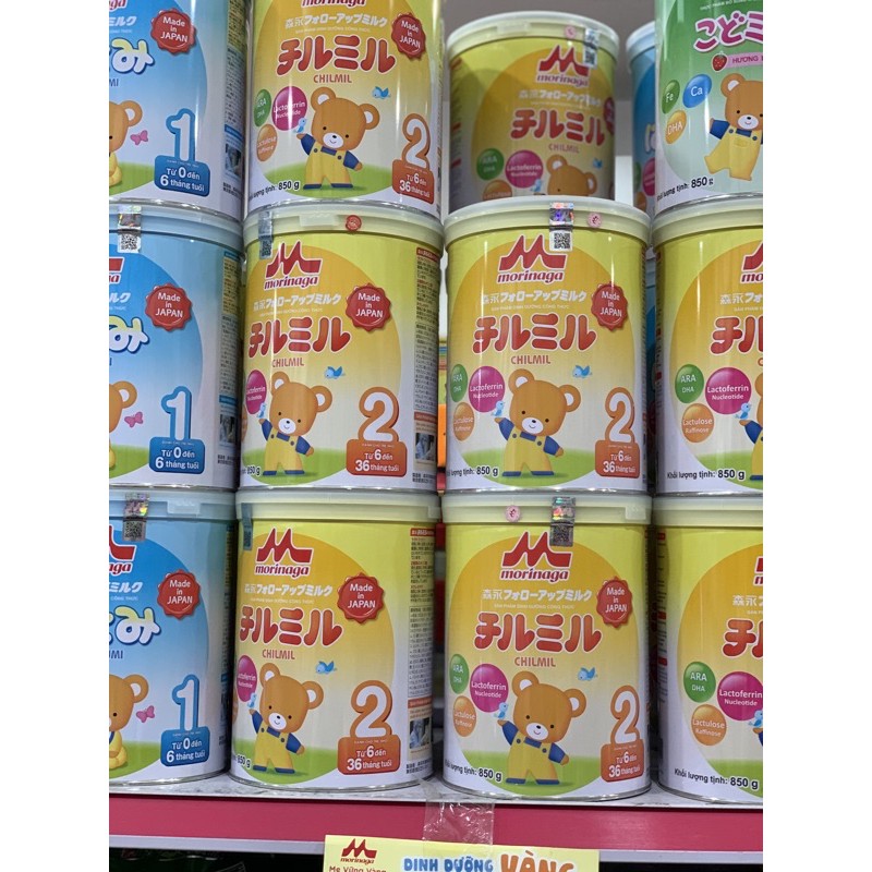 Sữa Morinaga số 2 850G Giật Quai