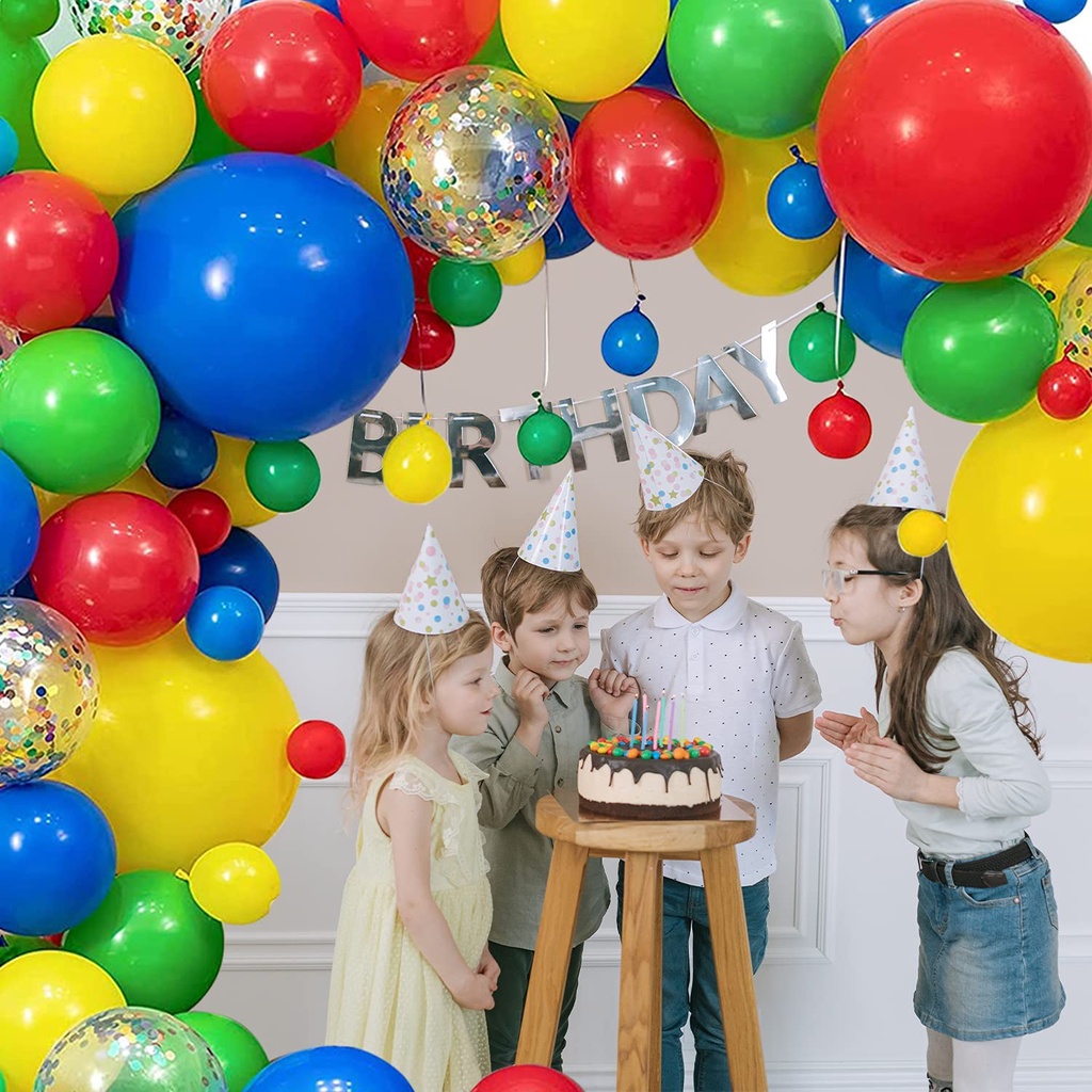 Set 100 Bong Bóng Cao Su Dày 10/12 Inch Trang Trí Sự Kiện