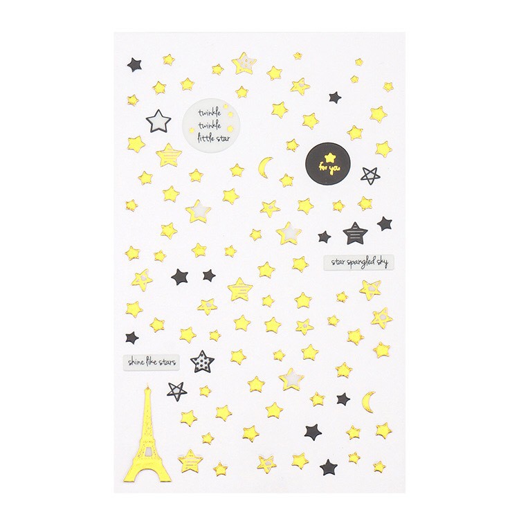 Sticker nhũ các vì sao (SN09)
