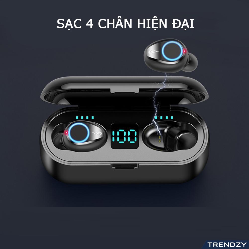 Tai nghe bluetooth tws 5.0 amoi f9 mẫu mới