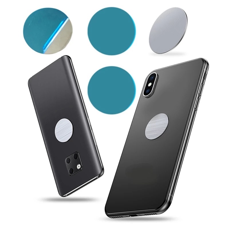 Giá Đỡ Điện Thoại Hình Tròn 30Mm Bằng Kim Loại Từ Tính Tiện Dụng Cho Xe Hơi