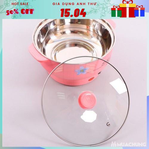 [Siêu Sale] Nồi lẩu mini đa năng size 28cm - Nồi lẩu điện COOKING POT chiên, xào, nấu mỳ, nấu lẩu