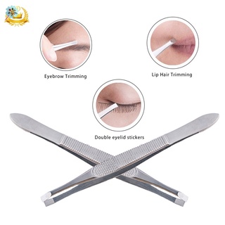 1 nhíp nhổ lông mày chuyên nghiệp bằng thép không gỉ không gỉ