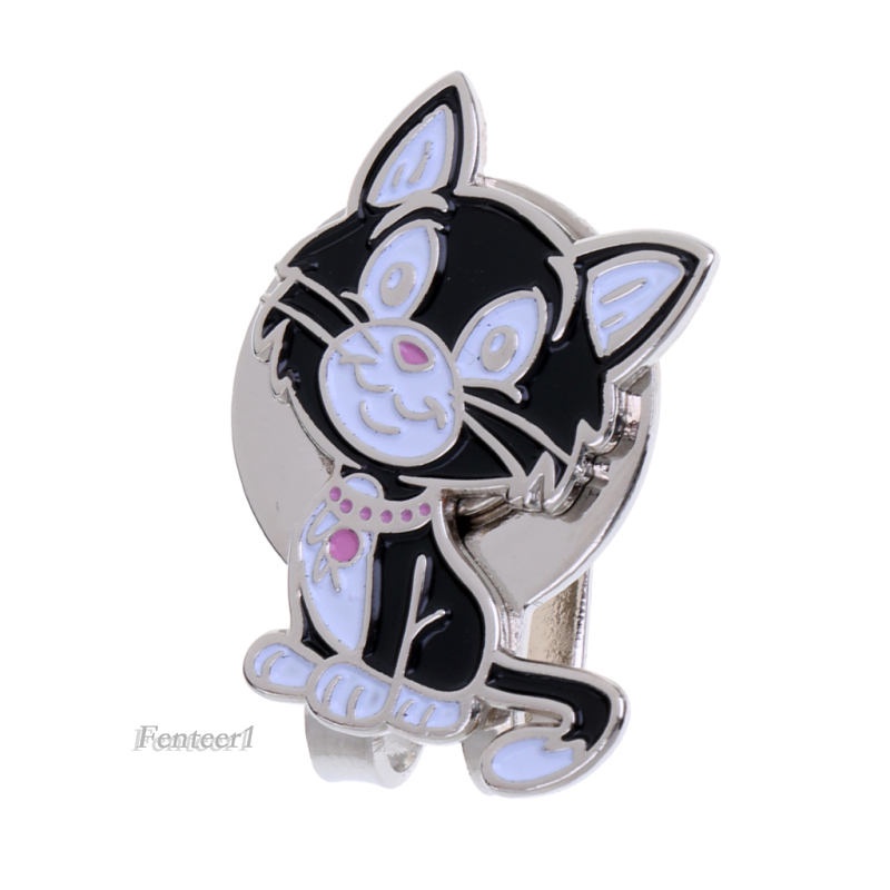 [Fenteer1] Kẹp Đánh Dấu Bóng Golf Từ Tính Màu Bạc