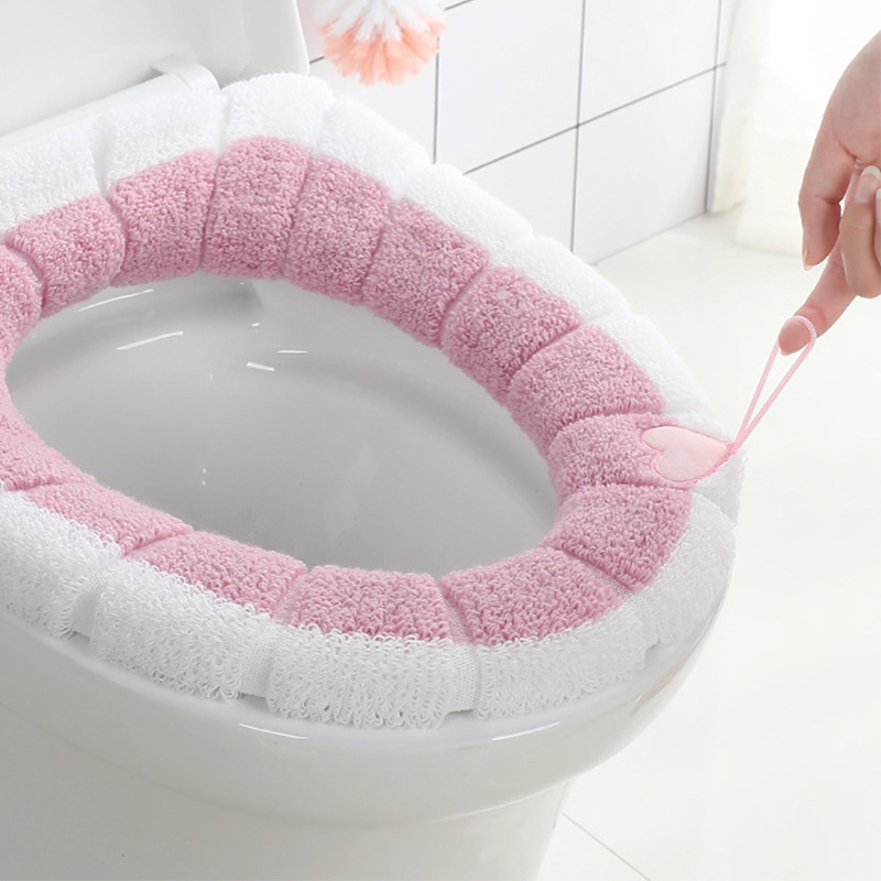 Miếng lót bệ ngồi toilet HOUSEEKER giúp giữ ấm phong cách Bắc Âu
