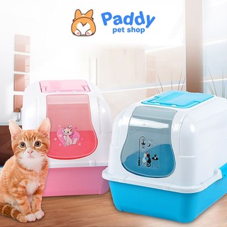 Nhà Vệ Sinh Kín Cao Cấp Cho Mèo (Tặng kèm xẻng cát)