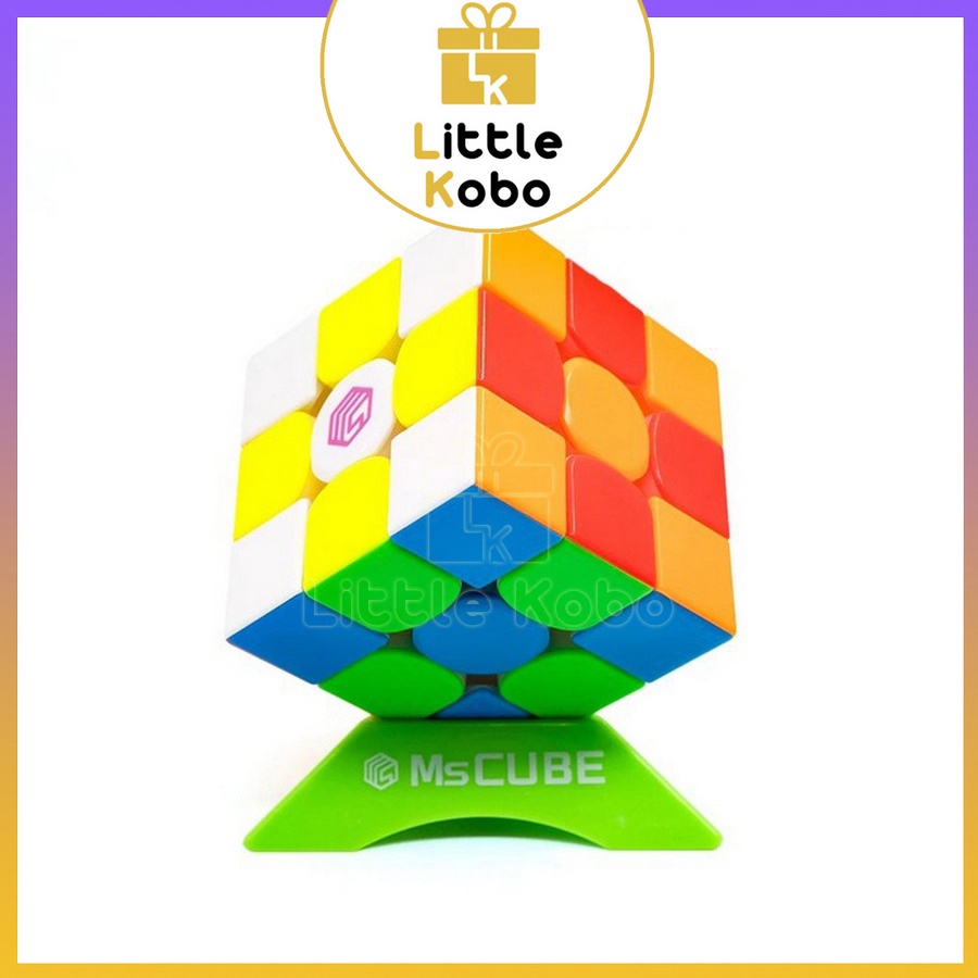 Rubik MsCUBE Ms3-V1 M 3x3 Rubic 3 Tầng Nam Châm Cao Cấp Stickerless Đồ Chơi Thông Minh