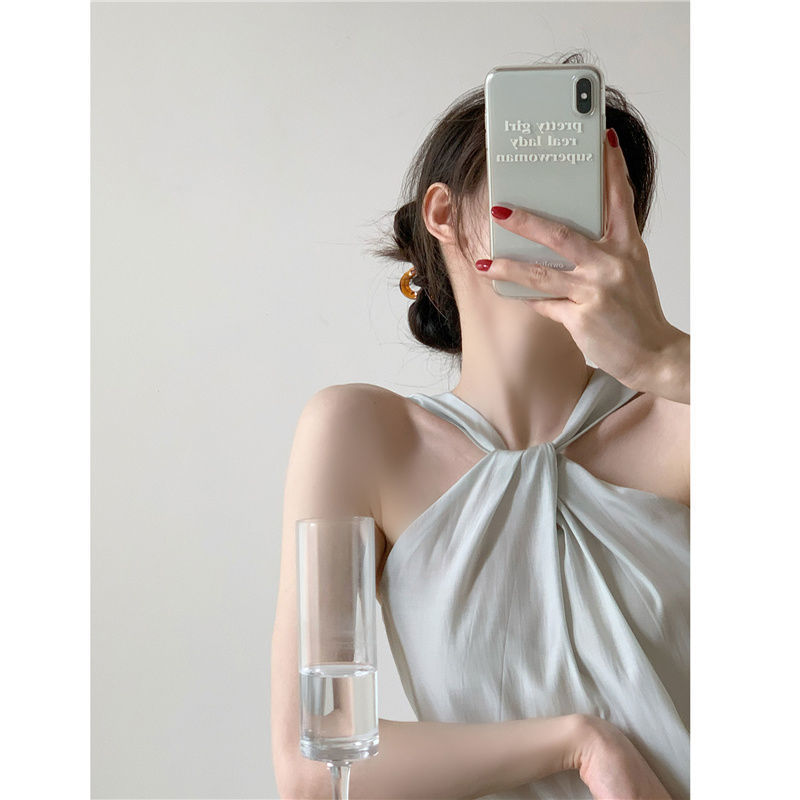 Áo kiểu thiết kế đắp chéo ngực gợi cảm