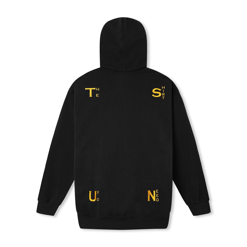 Áo Hoodie TSUN Basic Zip - Đen - Unisex