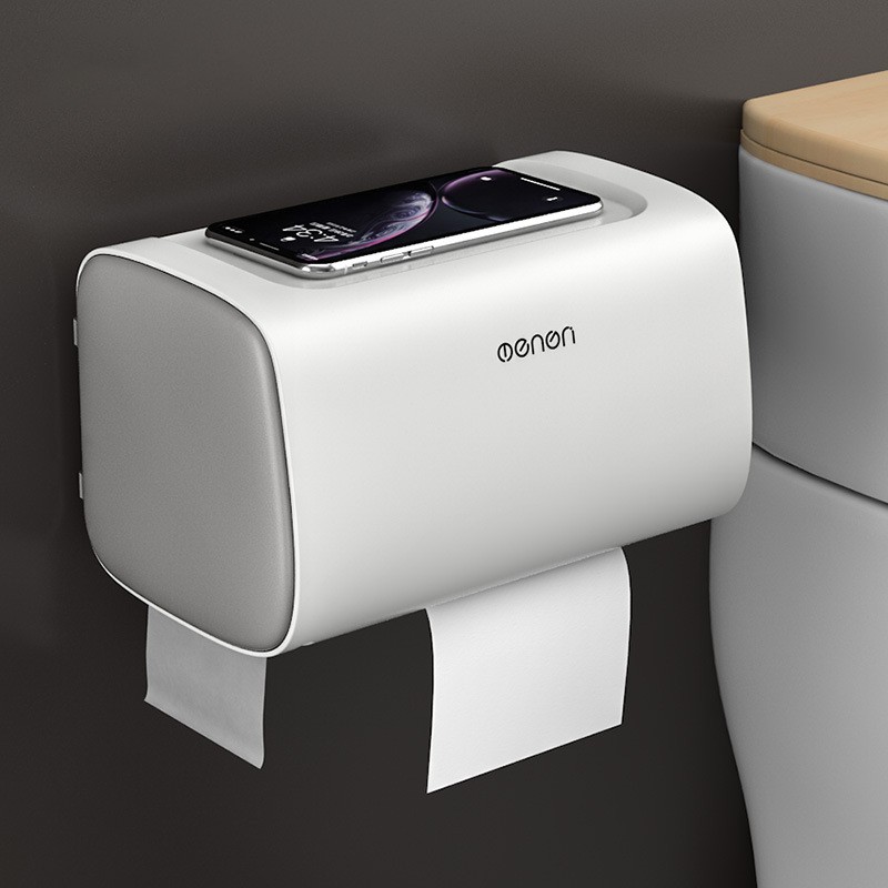 Hộp Đựng Giấy Vệ Sinh Đa Năng, Kệ Để Đồ Phòng Tắm Sang Xịn Mịn