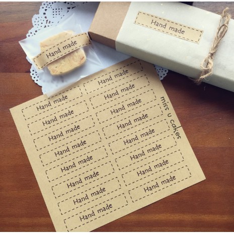 Stiker dán chữ handmade