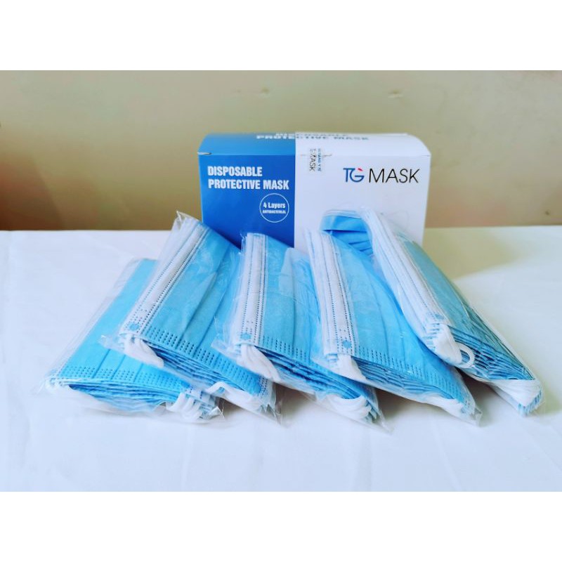 Khẩu trang y tế kháng khuẩn hộp 50 cái chính hãng TG Mask