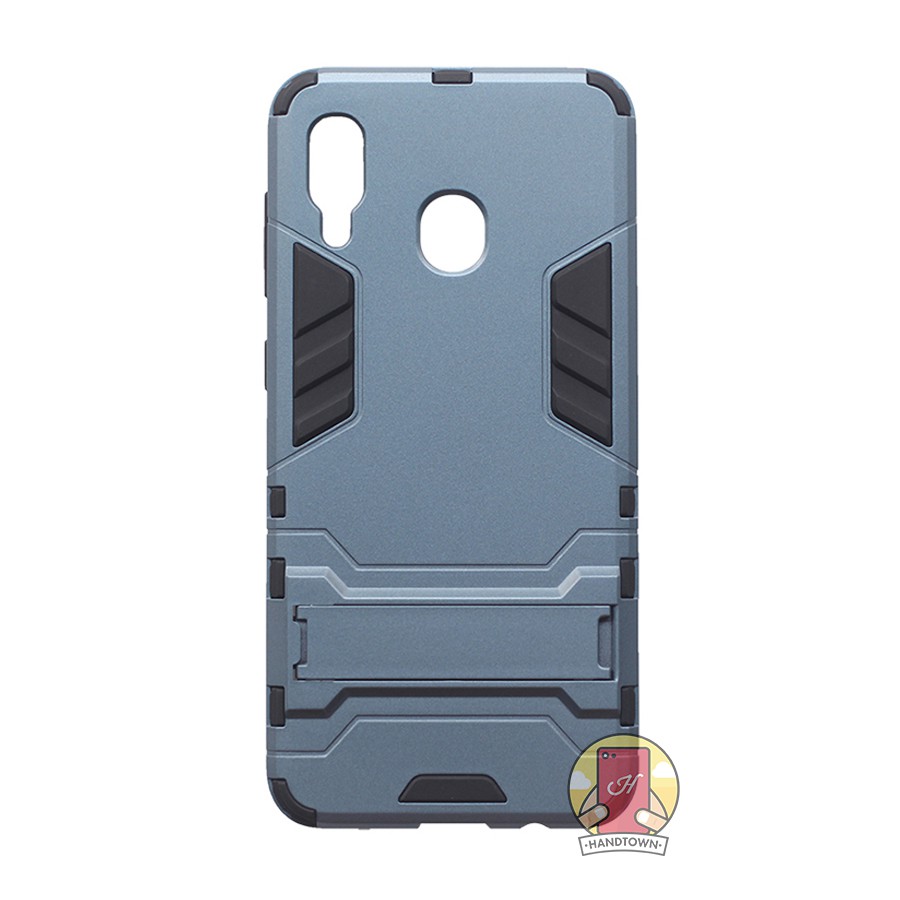 Ốp Lưng Cho Samsung Galaxy M10s iRON - MAN Nhựa PC Cứng Viền Dẻo Chống Sốc