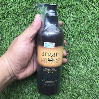 Kem tạo kiểu tóc uốn xoăn argan deluxe curl defining cream 240ml