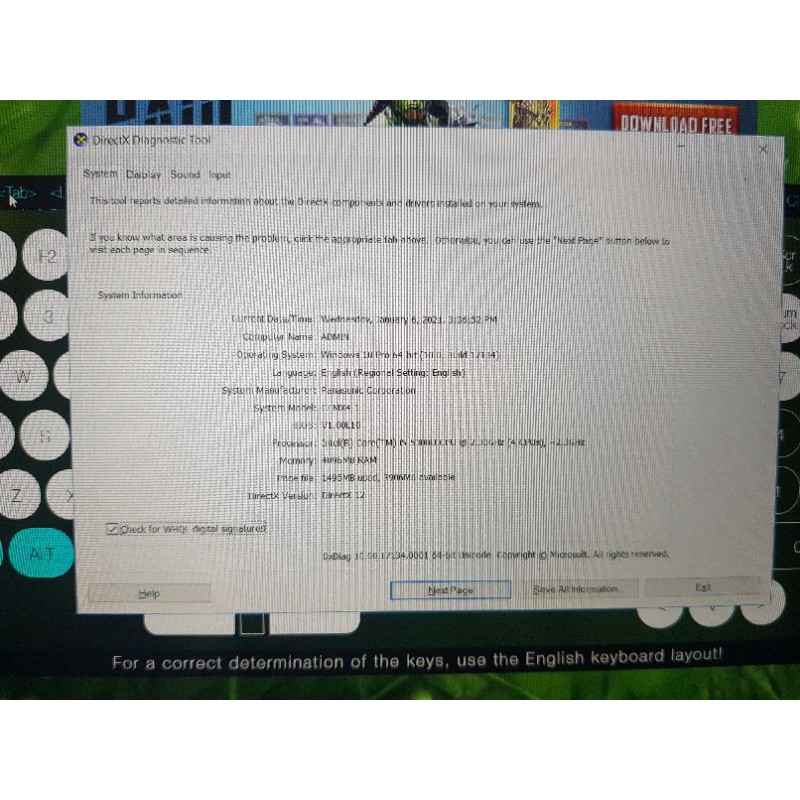 Laptop Panasonic CF-MX4 i5 5200U RAM 4GB SSD 128GB cảm ứng lật màn hình 360 độ