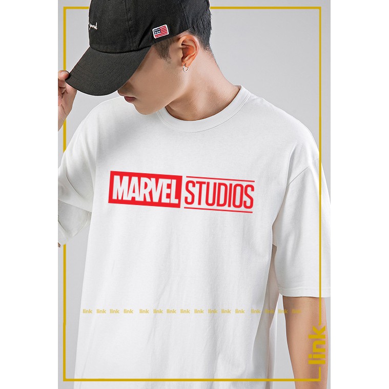 Áo phông nam MARVEL trước ngực hình in đủ màu sắc nét tay lỡ