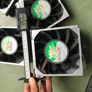 Quạt server hp nidec Va 450dc 12v 3.3A , vuông 12cm