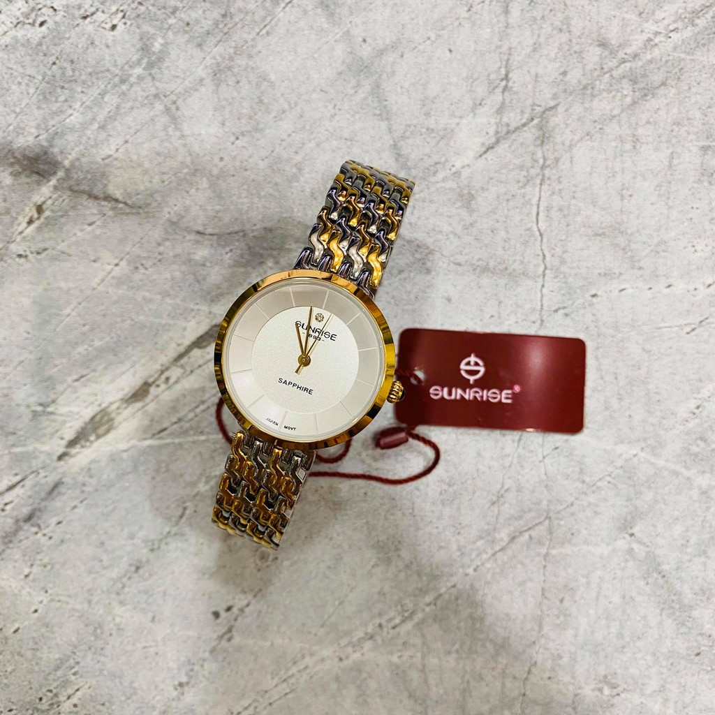 Đồng hồ Sunrise nữ chính hãng Nhật Bản L9918SA.SG.T - kính saphire chống trầy - bảo