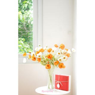 Hoa lụa 🌸 | Hoa Anh Trúc cành mềm mại đẹp nhẹ nhàng thanh nhã