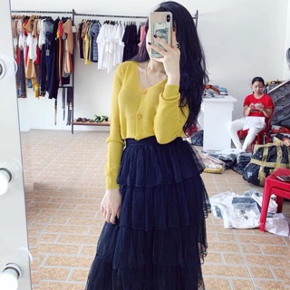 CHÂN VÁY XẾP TẦNG HÀNG LOẠI 1 ✨✨✨✨