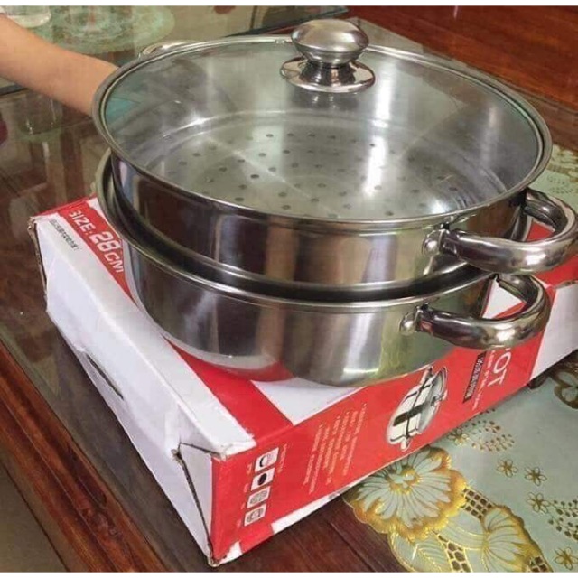 Nồi hấp 2 tầng