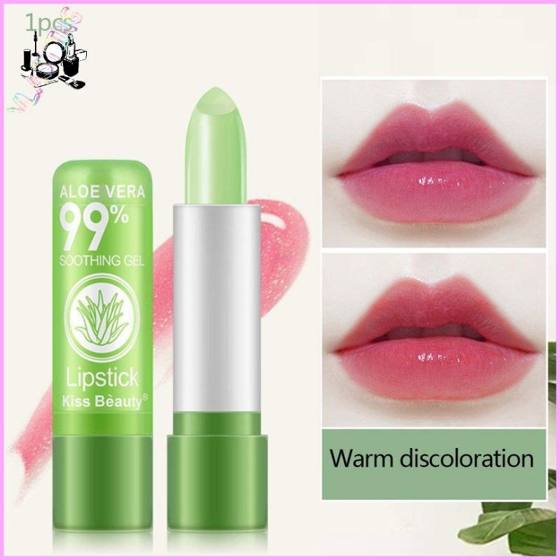 Son dưỡng hồng môi tinh chất lô hội 99% kiss beauty