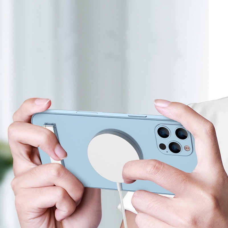 1 Giá Đỡ Kim Loại Siêu Mỏng Có Thể Gập Lại Tự Dính Chất Lượng Cao Cho Điện Thoại / Máy Tính Bảng