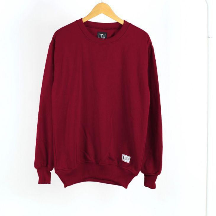 Áo Sweater Trơn Cổ Tròn Thời Trang Cao Cấp Cho Nam Nữ Size Xxl- Xl- L - M