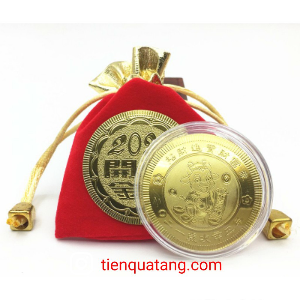 Combo 3 Đồng Xu Hình Con Trâu Quà Tặng Tết 202 | BigBuy360 - bigbuy360.vn