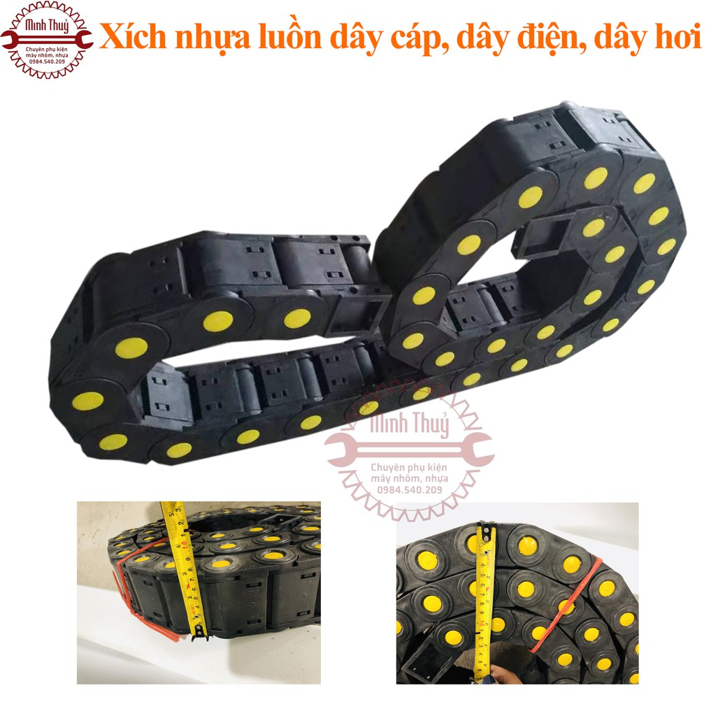 Xích nhựa luồn dây cáp, dây điện, dây hơi