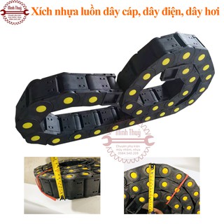 Xích nhựa luồn dây điện, dây cnc, dây công nghiệp