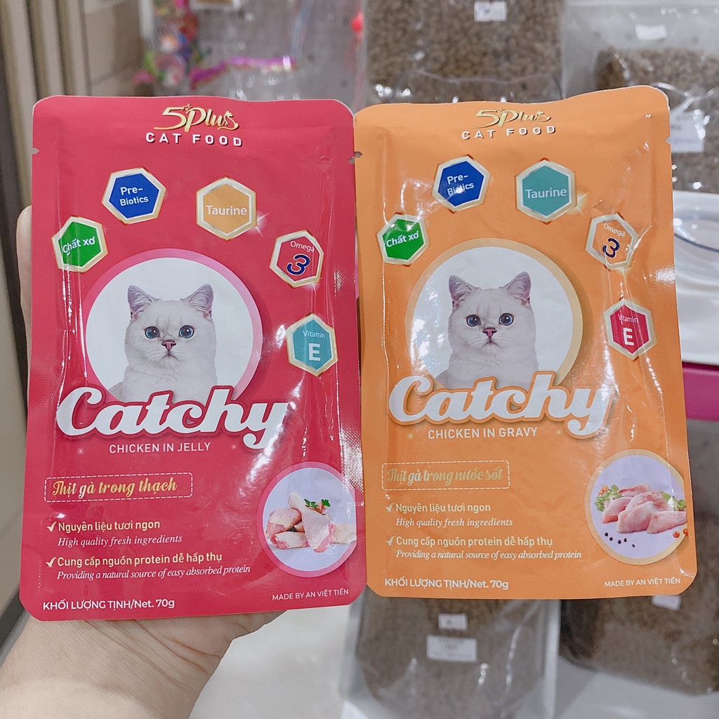 [TÚI 70GR] PATE CATCHY SIÊU NGON CHO MÈO