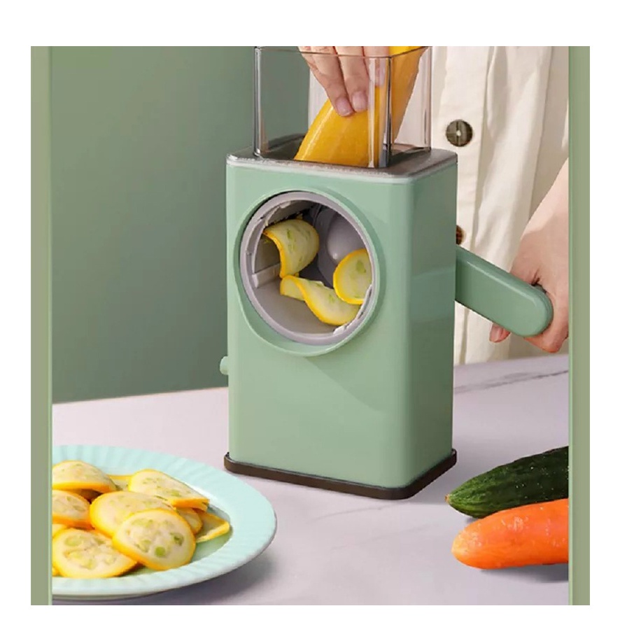 Dụng Cụ Thái Cắt Bào Sợi Rau Củ Quả Đa Năng 4 in 1 bằng thép không gỉ Cỡ Lớn